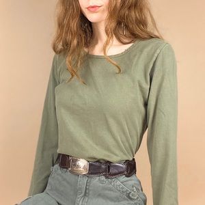 Vintage Green Long Sleeve